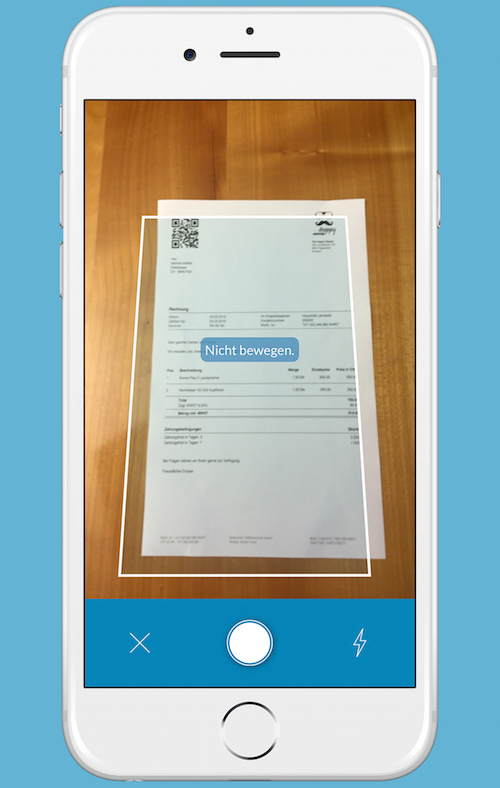 Die bexio Scanner App: Belege und weitere Dokumente scannen, hochladen, verbuchen - fertig. Buchhaltung ganz einfach.