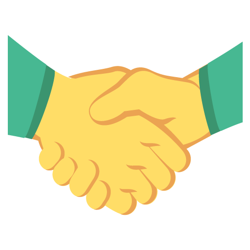 Mitarbeiter Handshake Emoji